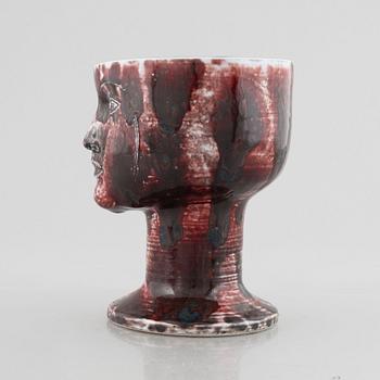 Lisa Larson, vas, stengods, troligen prototyp, Gustavsberg.