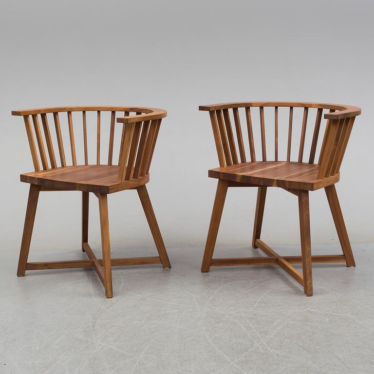 A pair of armchairs by Paola Navone, Gervasoni.
