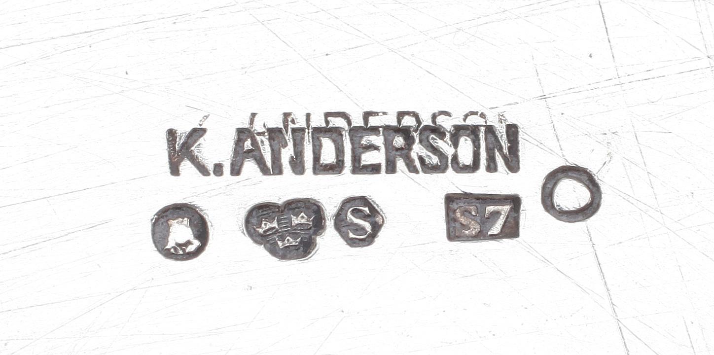 SKÅL, silver, K Andersson, Stockholm. 1920. Ca 400g.