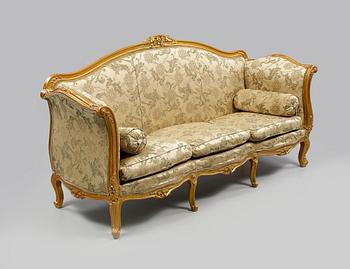SOFFA, Louis XV-stil, 1900-talets andra hälft.