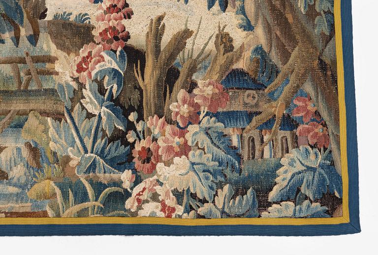 Vävd tapet, "Verdure", gobelängteknik, ca 295 x 168 cm, Flandern, 1700-talets förra hälft.