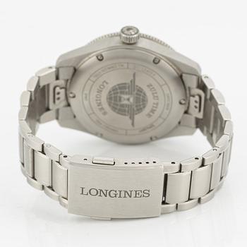 Longines, Spirit, Zulu Time, wristwatch, 42 mm.