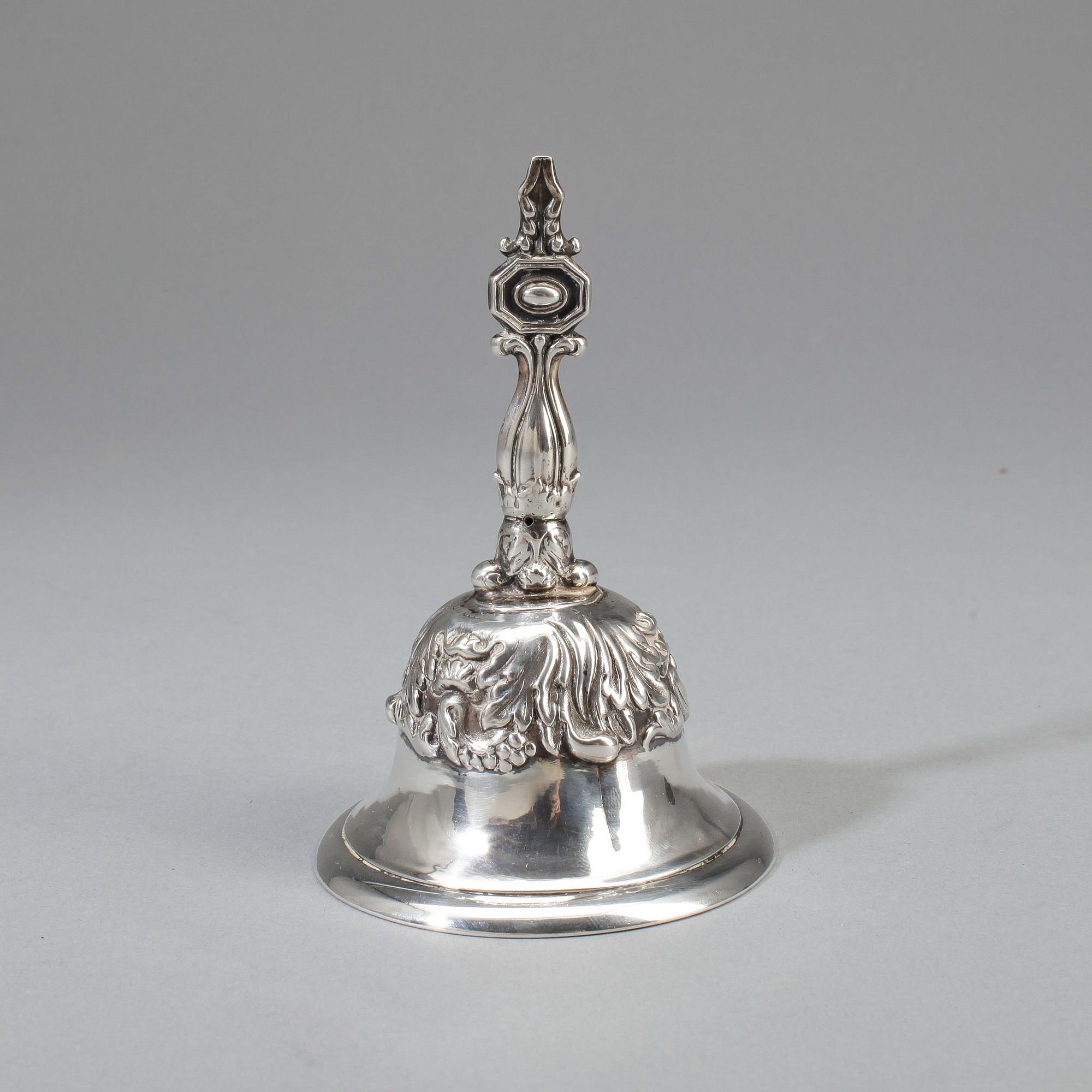 PINGLA, silver, Fredrik & Wilhelm Zethelius, Stockholm, 1844. Vikt ca 79g.