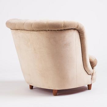 A large Swedish Modern easy chair, 1930-40s.