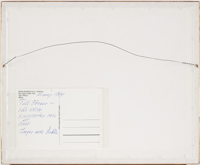 HILDING LINNQVIST, pencil drawing, signed HL.