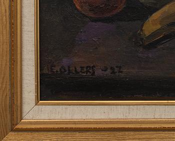 EDVIN OLLERS, olja på duk, signerad och daterad -27.