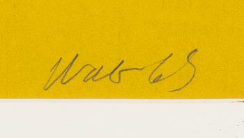 Raimo Walo, silkscreen, signed and dated -65, marked t.p.l'a 11/20.