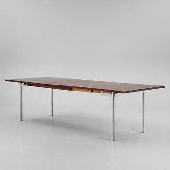 Hans J. Wegner, a rosewood "AT-322" table, Andreas Tuck, Denmark, 1960s.
