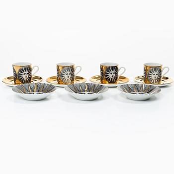 Piero Fornasetti, Espresso cups, 3 pcs, Fornasetti, Italy.