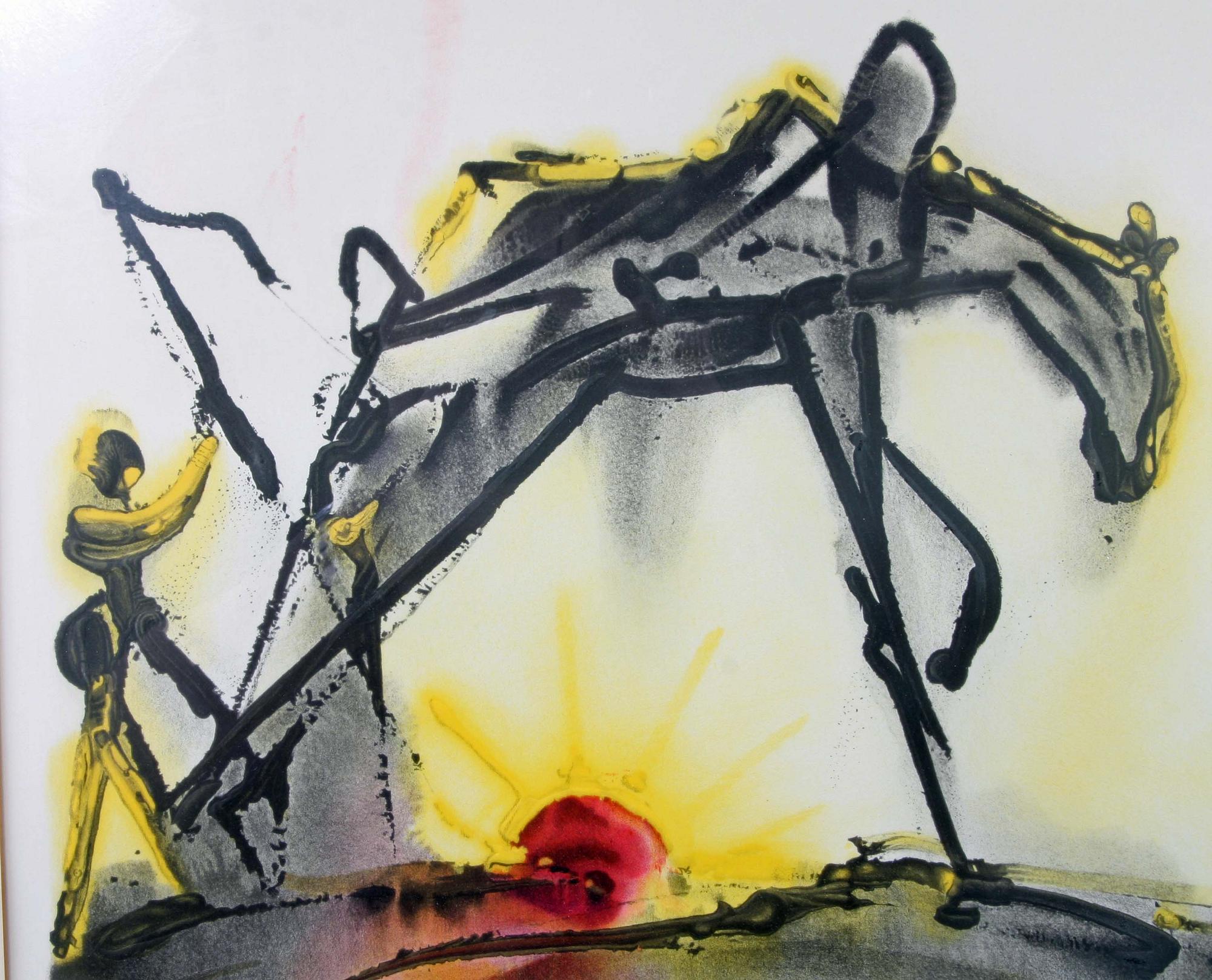 SALVADOR DALI, färglitografi, sign o numr 5/250.