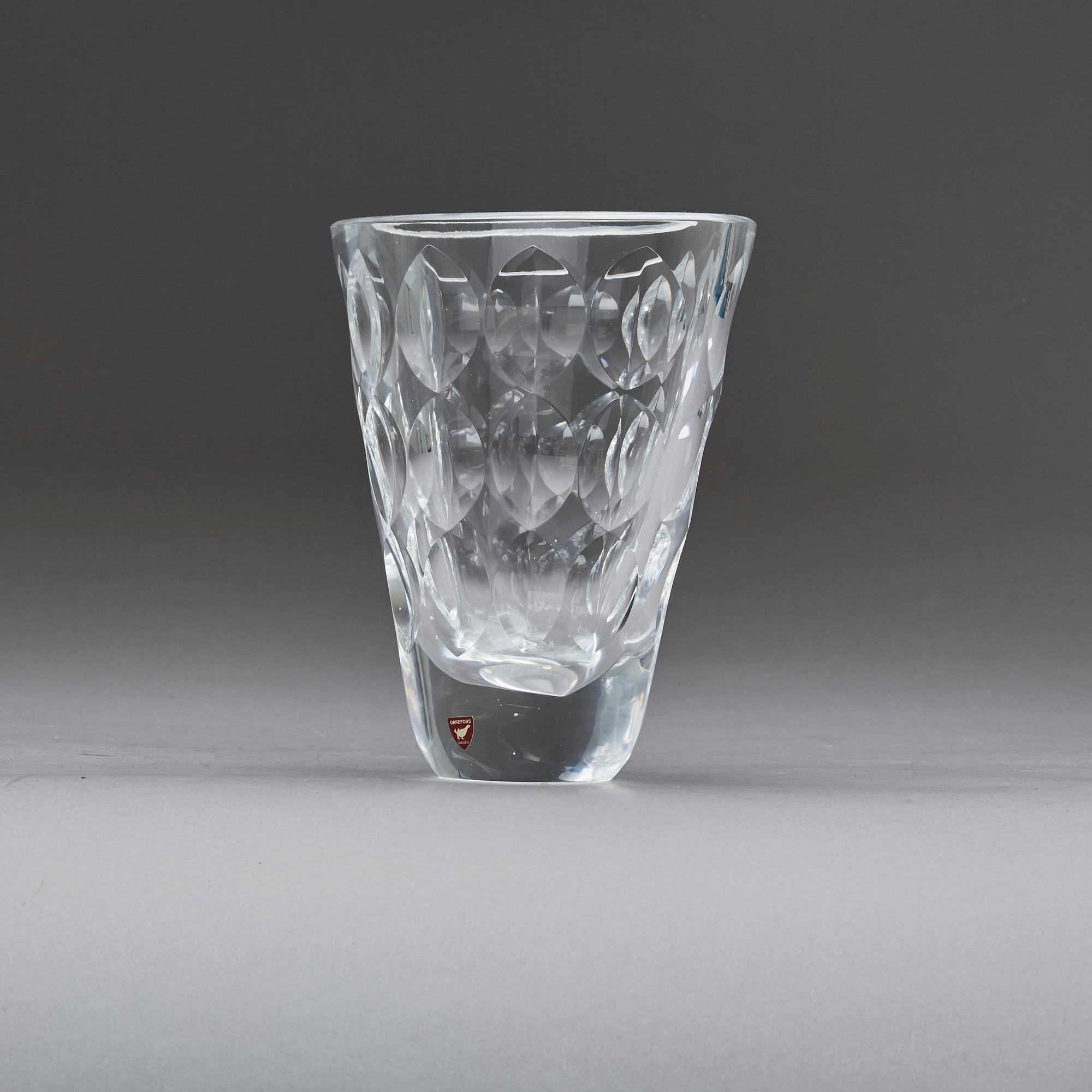 VAS, glas, Orrefors, Ingeborg Lundin.