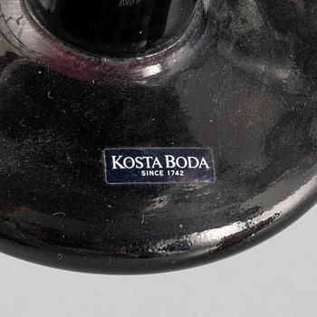 Ulrica Hydman-Vallien, skål, pokal och vas, glas, Kosta Boda.