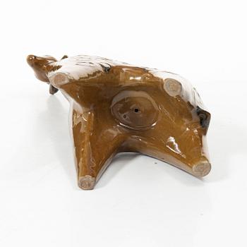 Lisa Larson, a 'Giraff' stoneware figurine, from the series 'Stora Zoo', Gustavsberg.