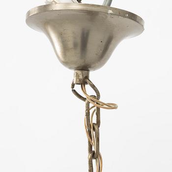 Harald Notini, taklampor, ett par, modell 6401, Arvid Böhlmarks Lampvarufabrik, 1920-30-tal.
