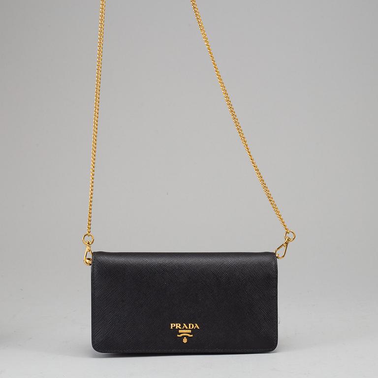 PRADA,
"Saffiano leather crossbody", väska.