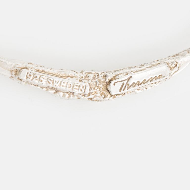 Theresia Hvorslev, neck ring, collar, silver.