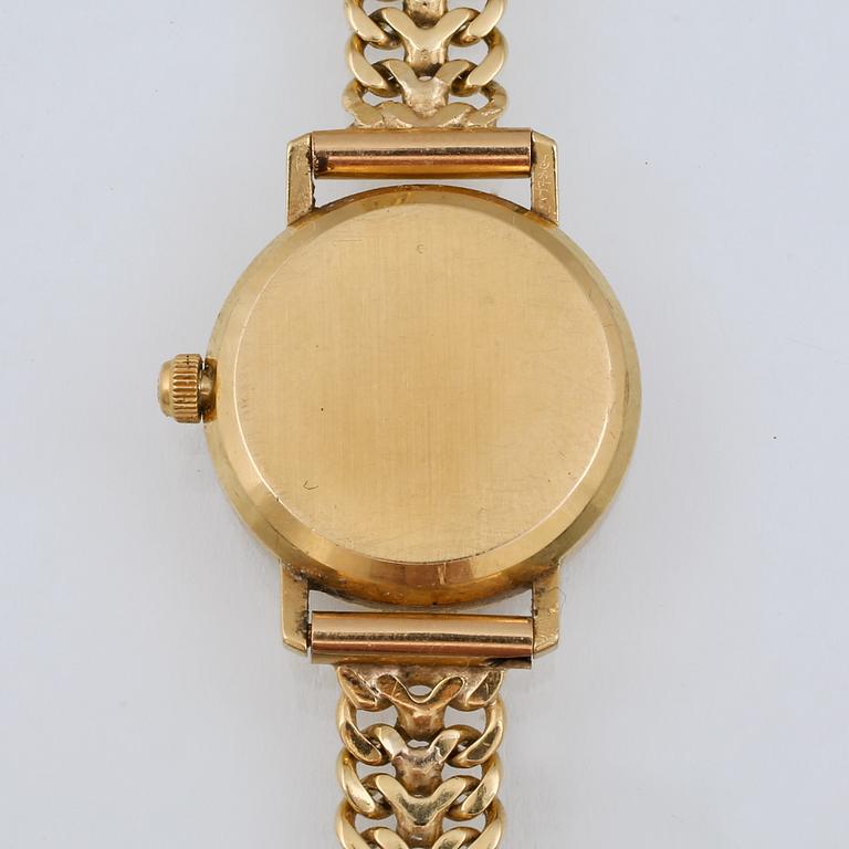 ARMBANDSUR, dam, 18 k guld, total vikt 26 g.