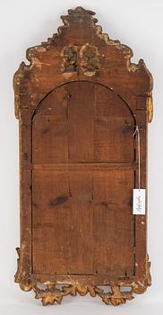 A gilt mirror, Stockholm, second half of the 18th Century.