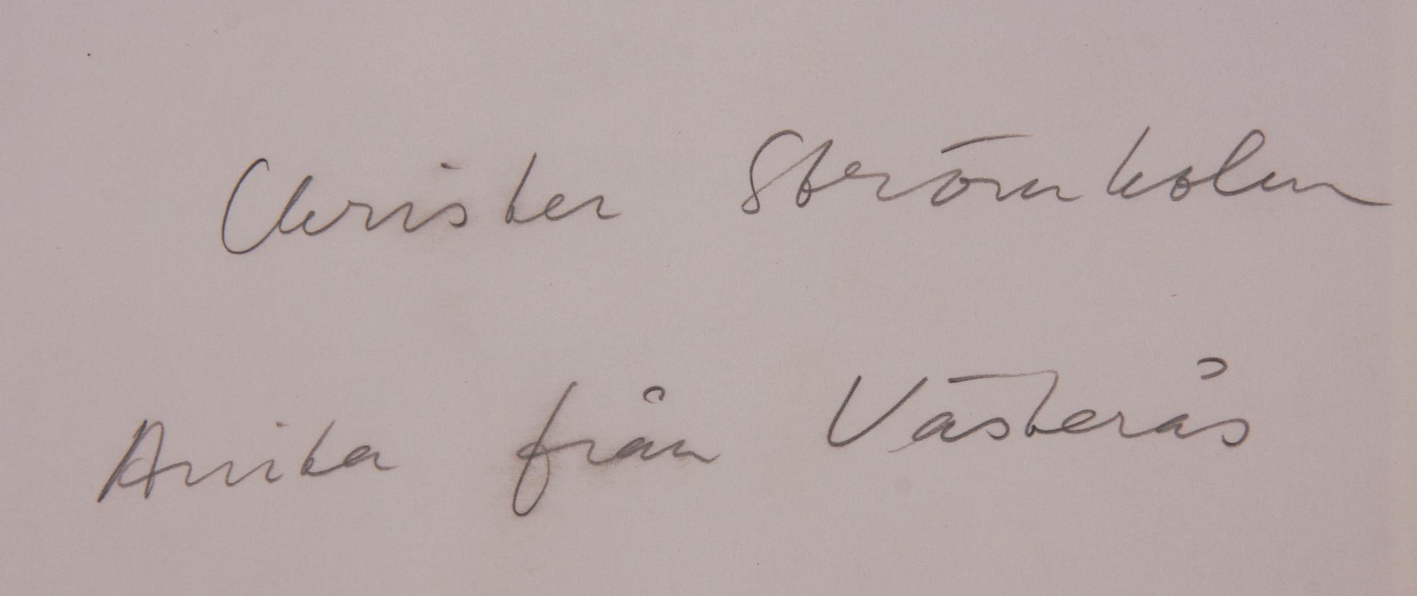 BOK, "Vännerna från Place Blanche",ETC 1983. 
+ 2 foton. Christer Strömholm.