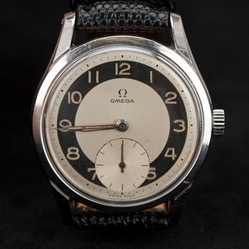 Armbandsur, herr.  Omega 266 1952. Stål. Ref: 2639-14. Diameter 36 mm.