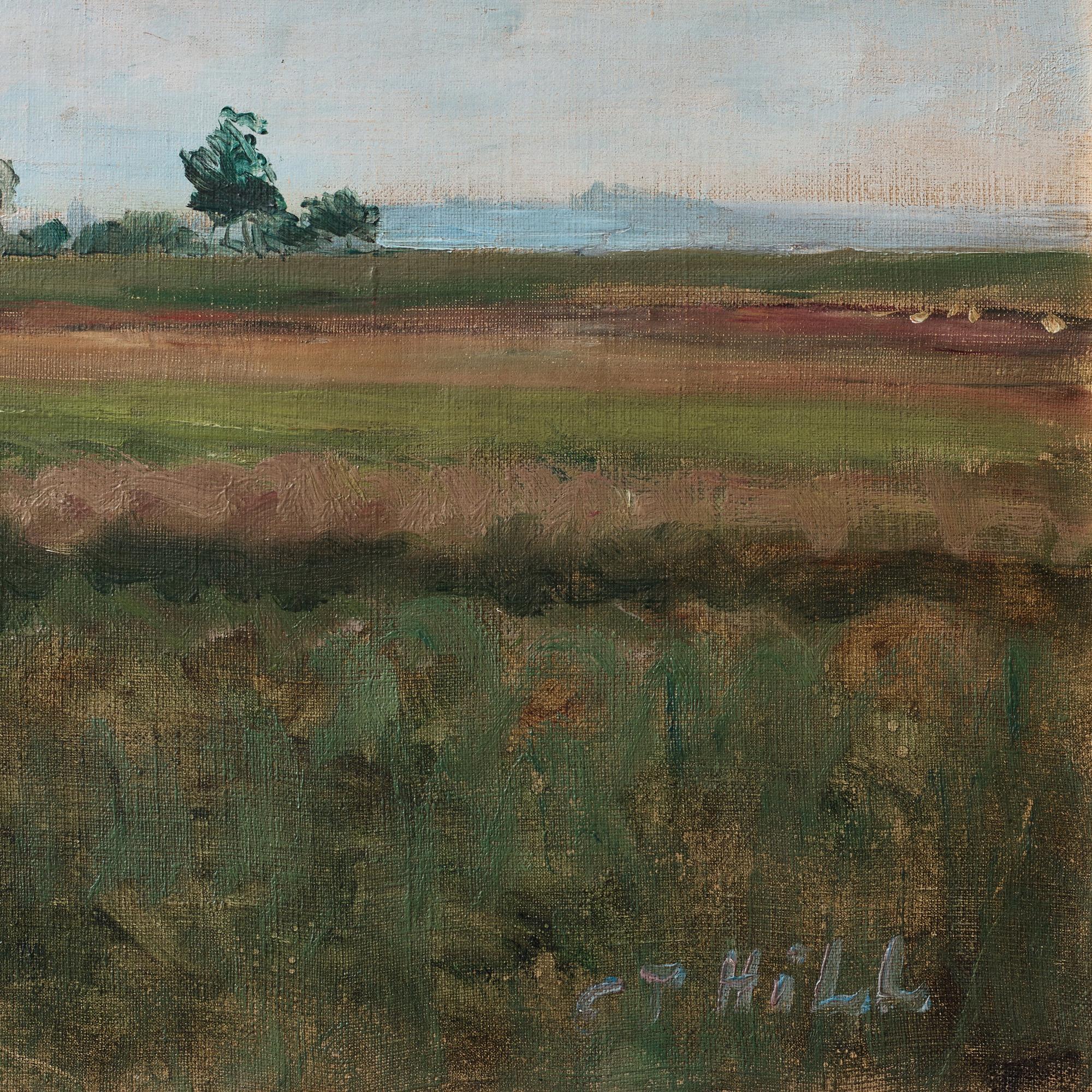 Carl Fredrik Hill, 'View over Champagne' (Utsikt mot Champagne).