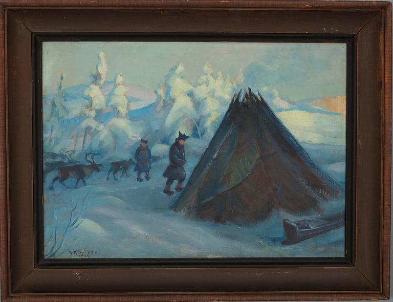 AUKUSTI KOIVISTO, olja på duk, sign. och dat. 1934.