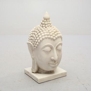 BUDDHAHUVUD, gjutmassa, 1900-talets andra hälft.