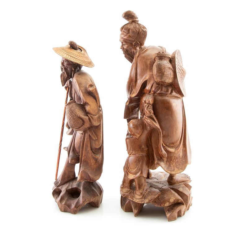 Figurines 4 pcs China 20th century.
