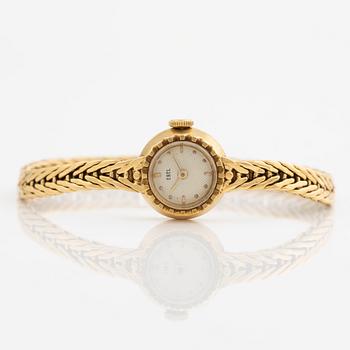 Ebel, 18K gold, wristwatch, 15.5 mm.
