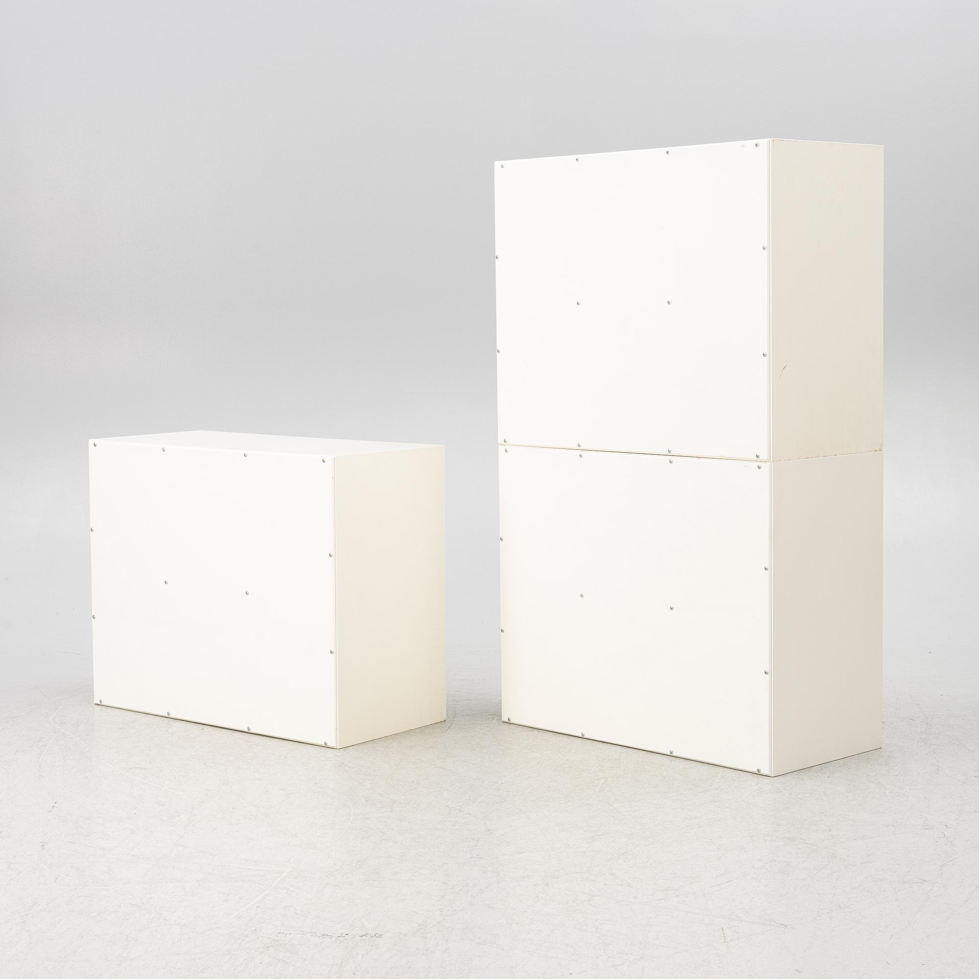 Jonas Bohlin & Thomas Sandell, Bookcase and 2 cabinets, "Snow", Asplund.