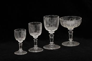 GLASSERVIS, 29 delar, 1900-tal.