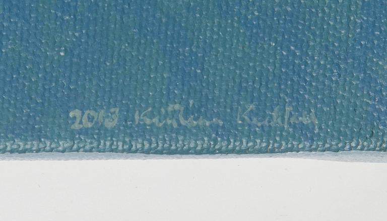 Kristian Krokfors, oil on canvas, signed and dated 2013.