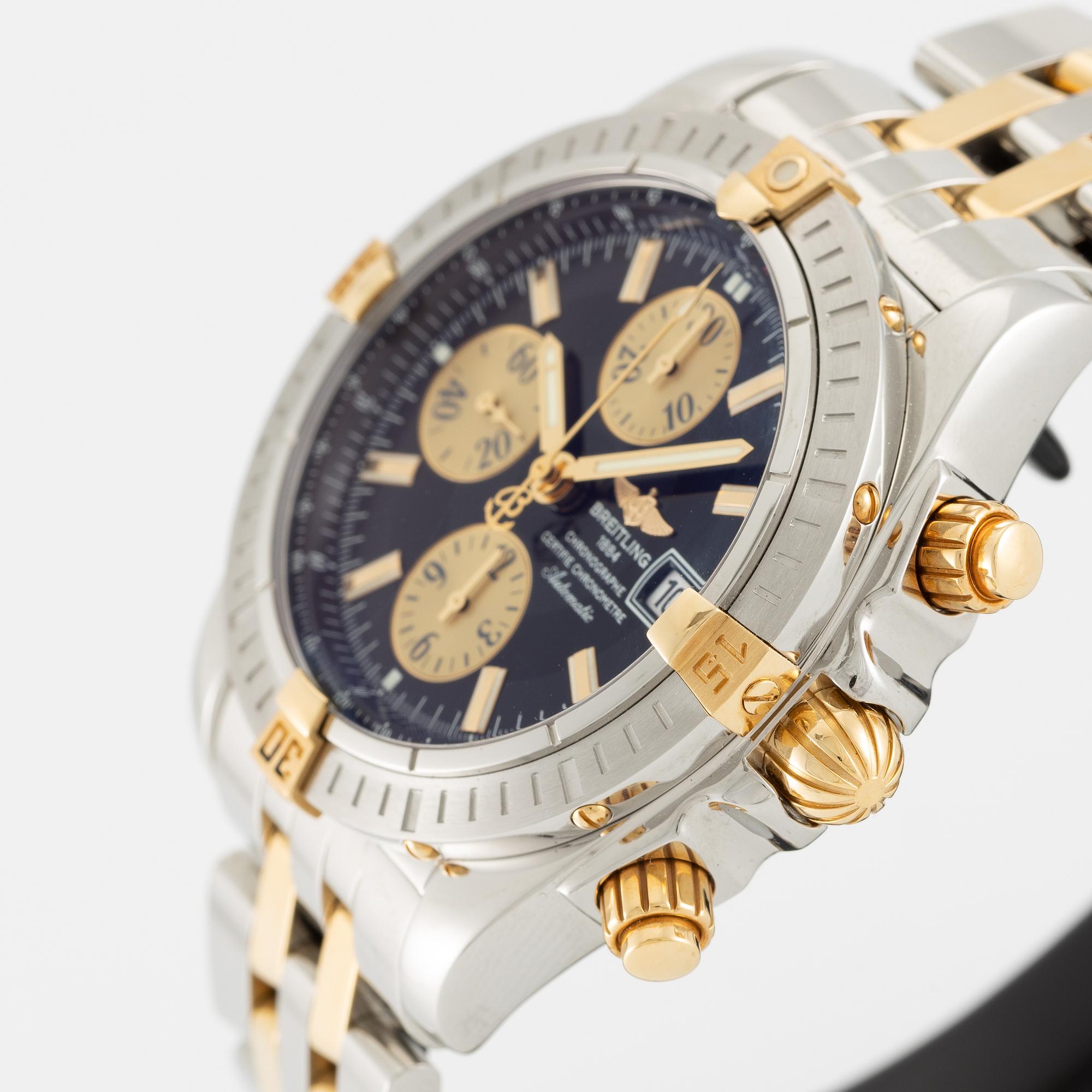 Breitling, Chronomat Evolution, chronograph, wristwatch, 43.7 mm.