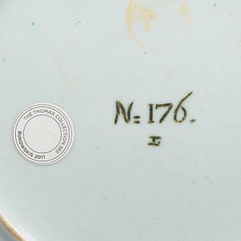 FAT, porslin. Qingdynastin, 1700-tal med Johanneummärke N=176. I.