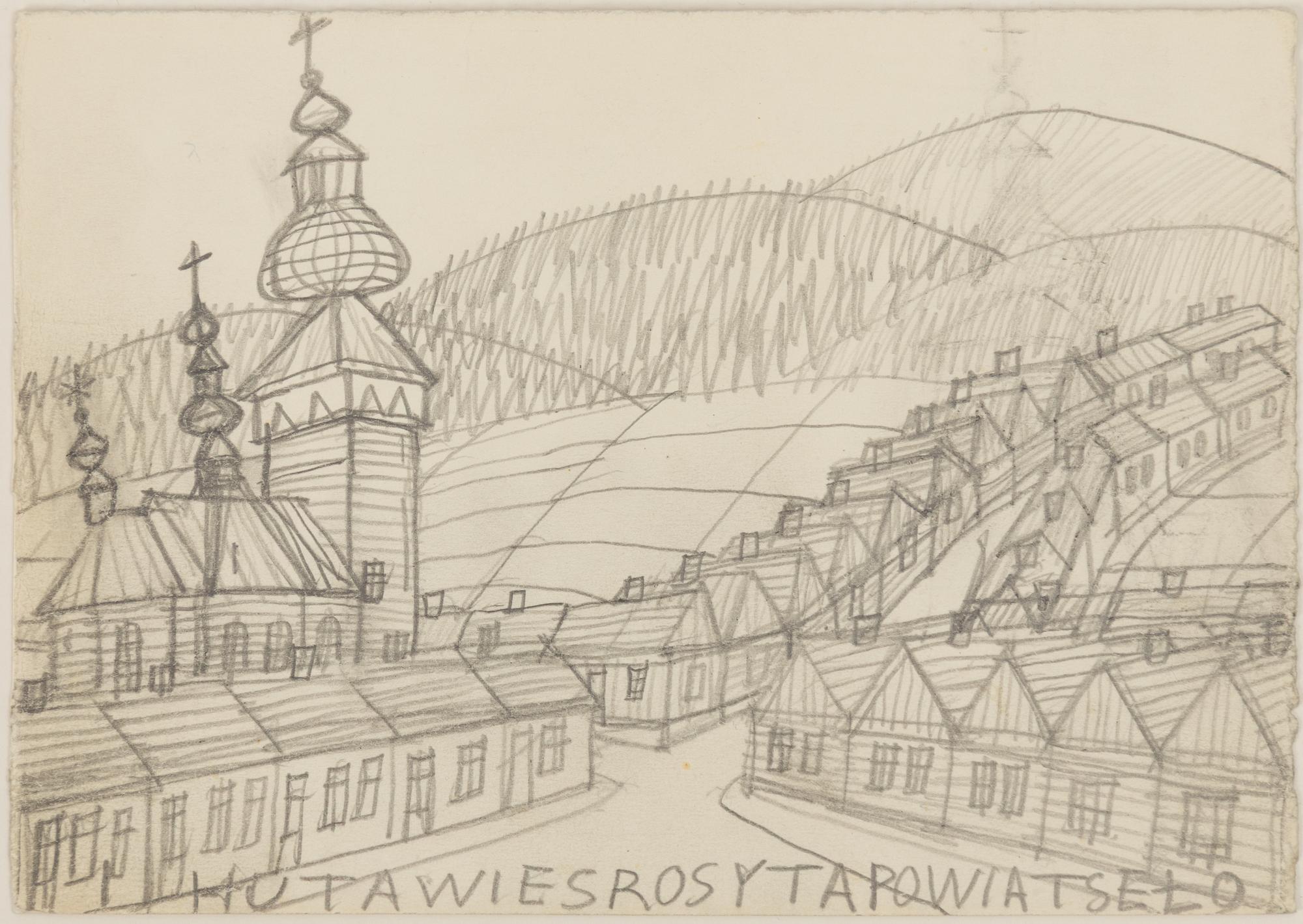 Nikifor Krynicki, City view.