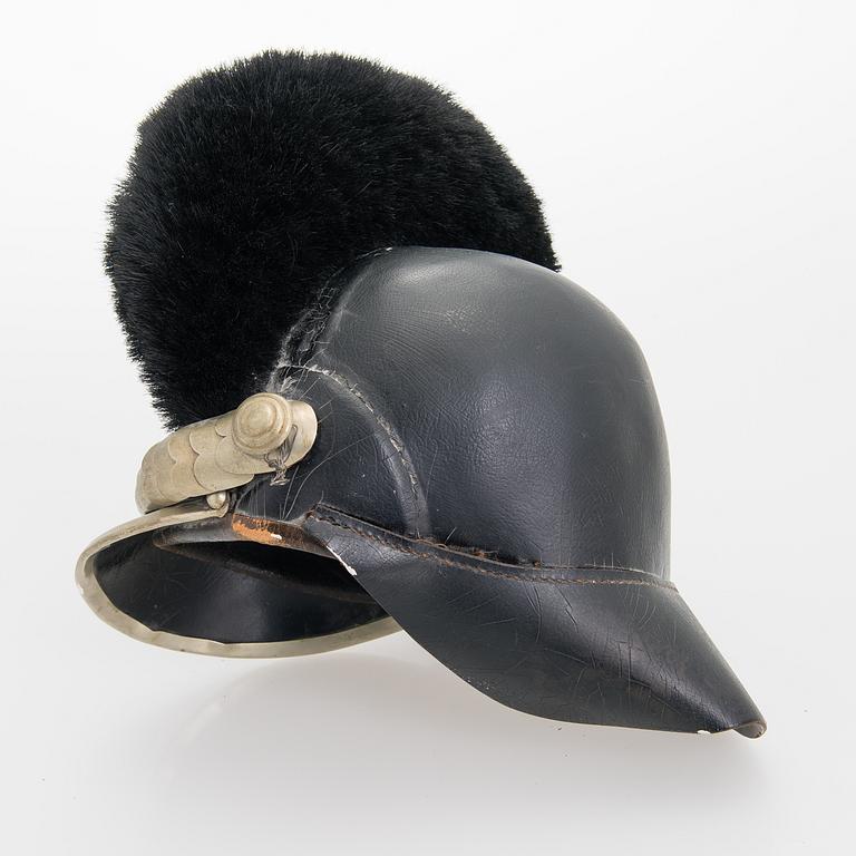 An Imperial Russian dragoon helmet, 1910s.