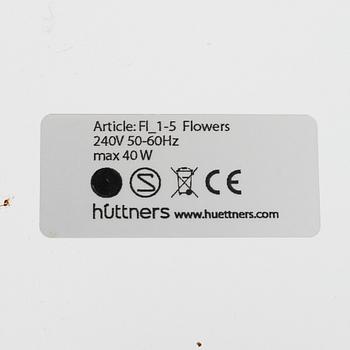 Taklampa, "Flowers", Hüttners.