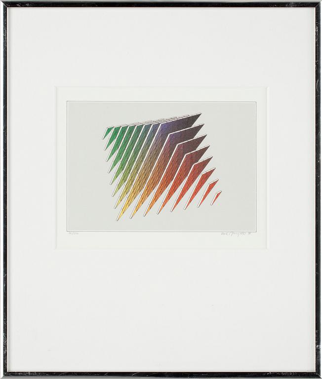 BECK & JUNG (HOLGER BÄCKSTRÖM & BO LJUNGBERG), litografi, 3 st, sign o dat 1983-86.