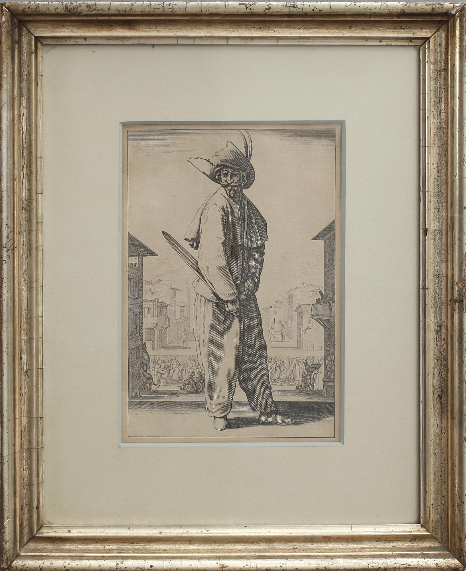 KOPPARSTICK, 3 st, bl.a. Jaques Callot, 1700-tal.