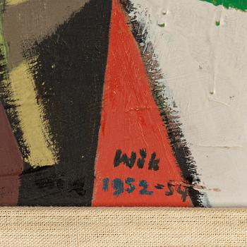 WILHELM WIK, oil on canvas, sikgned and dated 1952-54.