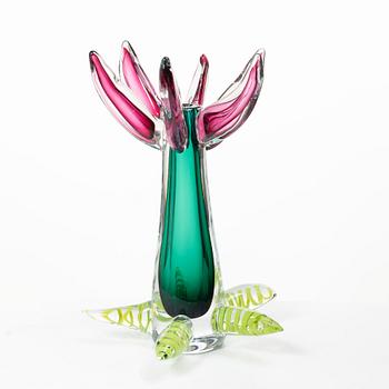 Erik Höglund, A unique glass vase, Strömbergshyttan, 1991.