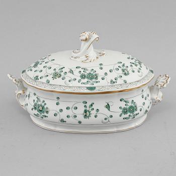 PARTI SERVISDELAR, 4 st, porslin, Meissen, 1900-talets andra hälft.