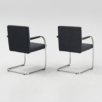 Antonio Citterio & Glen Oliver Löw, five 'Visasoft Visavis' chairs, Vitra, 2005.