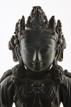 BUDDHA, Ming/Qing-dynastin, brons.
