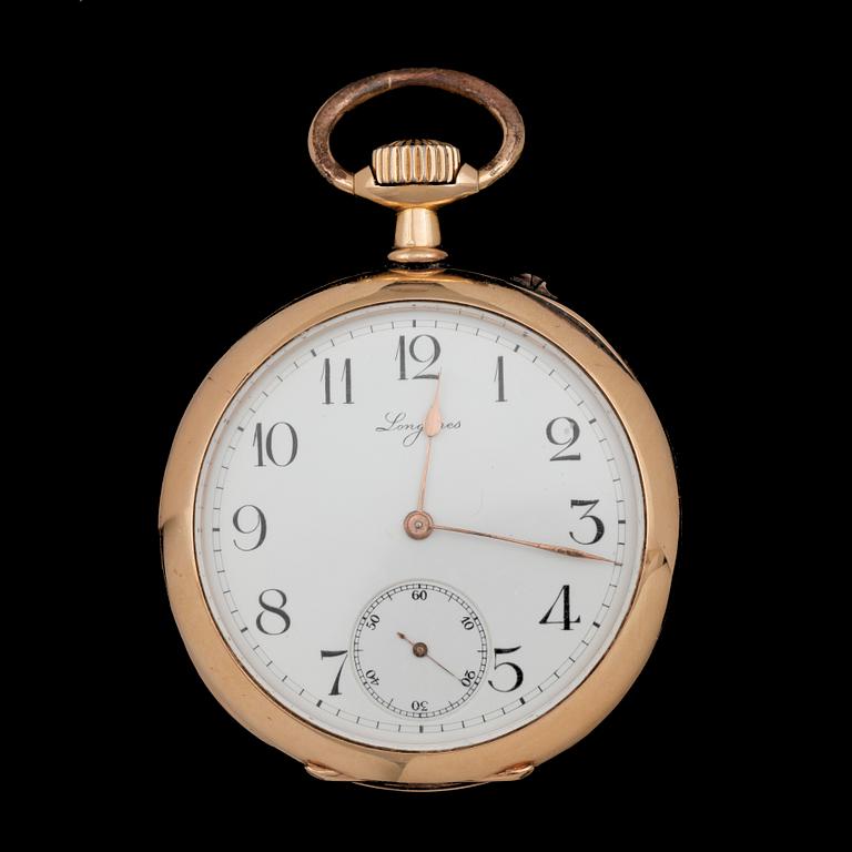 FICKUR,guld 14K, Longines, Grand Prix, Paris, 1889.