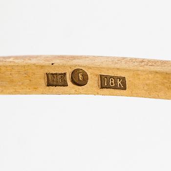 Riipus, 18K kultaa ja timantteja n. 0.34 ct yht. Heribert Engelbert, Tukholma.