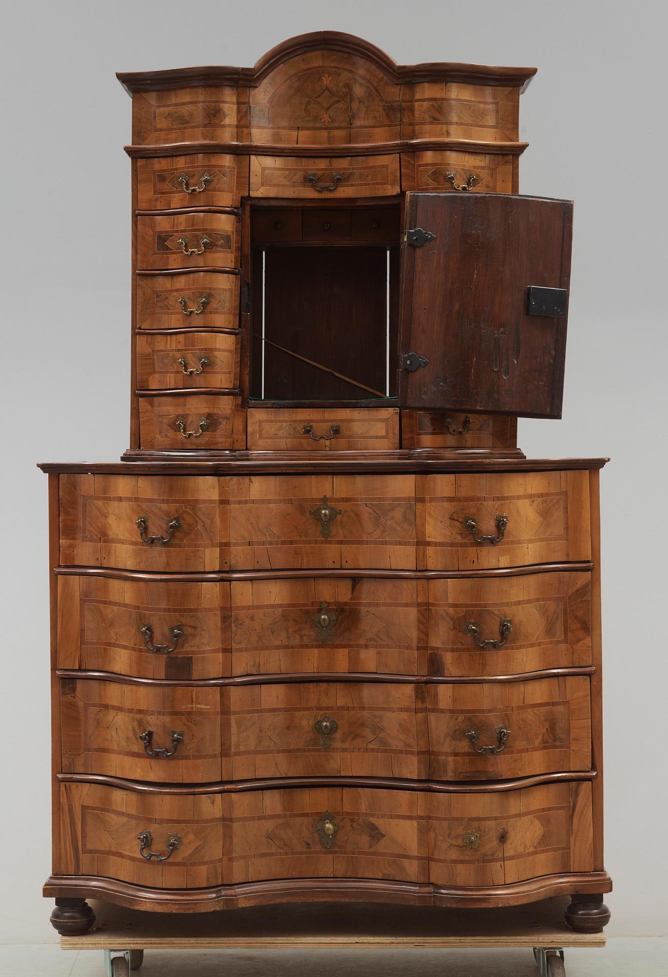SKÅP, senbarock, Tyskland, 1700-tal.