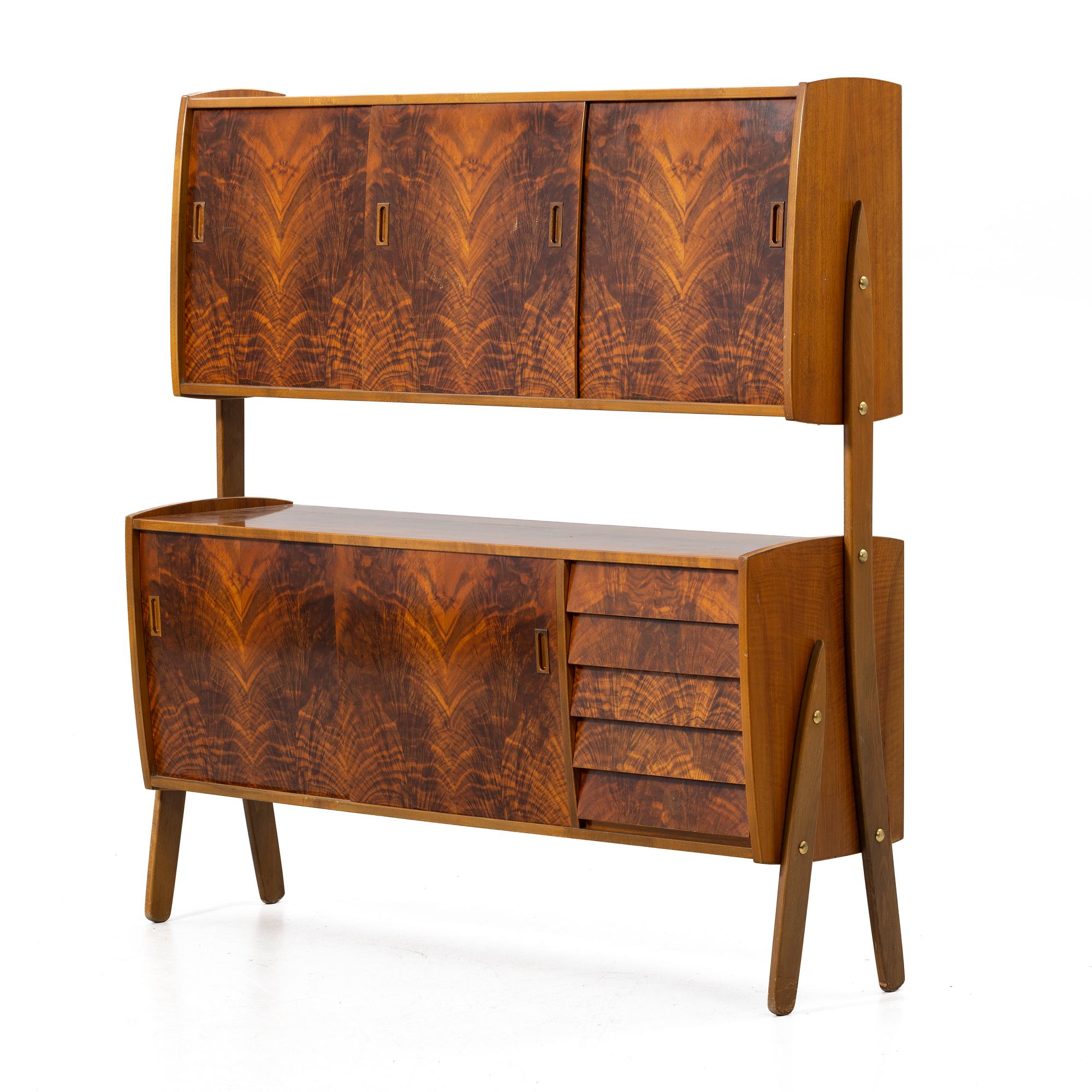 Bookcase/cabinet, 1960s.