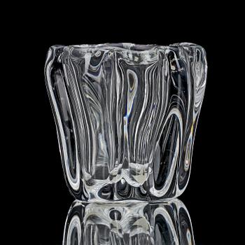 584. A Tapio Wirkkala  glass vas, Iittala, Finland.