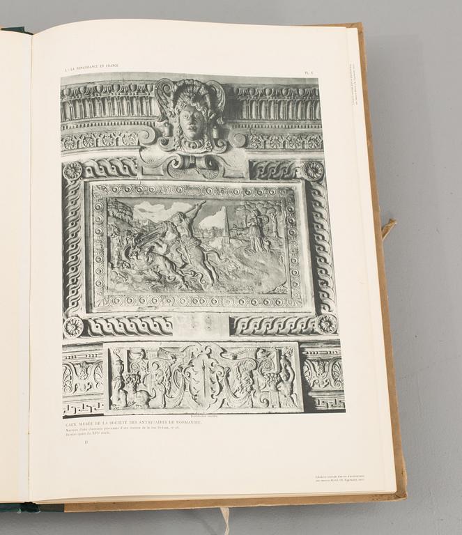 LA RENAISSANCE EN FRANCE..." 4 VOL. Utgiven av Albert Morancé . Paris 1910.
